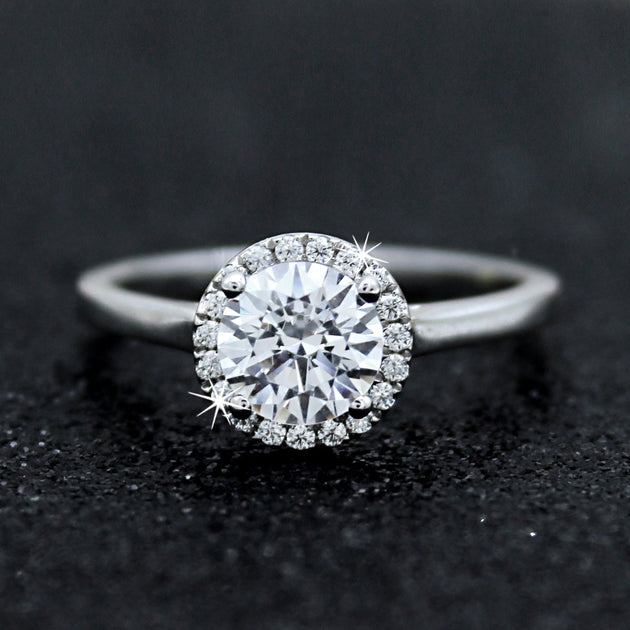 Does A Halo Make A Diamond Look Bigger? Greis Jewelers