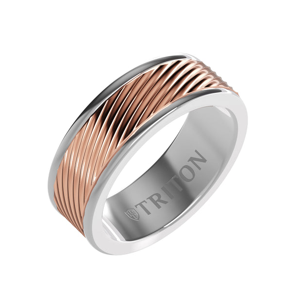 Bright Finish Round Edge Contemporary Wedding Band