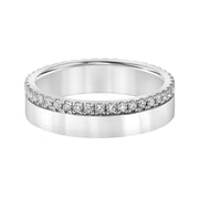 5mm Asymmetrical Diamond Eternity Band