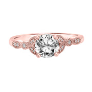 Contemporary Complete Love Engagement Ring