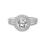 Classic Complete Love Halo Engagement Ring