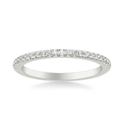 Classic Wedding Band with Round Diamonds