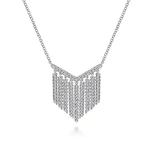 Diamond Chevron Necklace