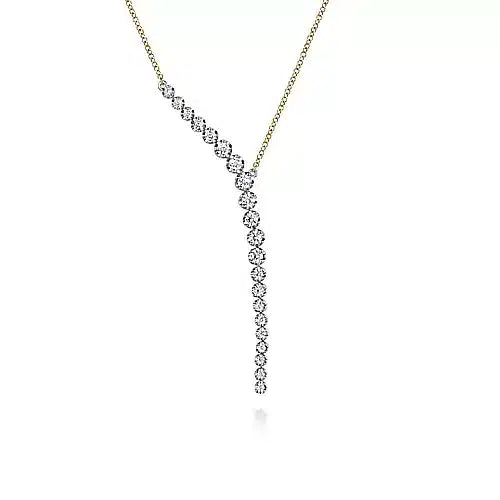 Diamond "Y" Necklace