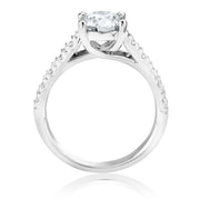 Classic Pave Engagment Ring