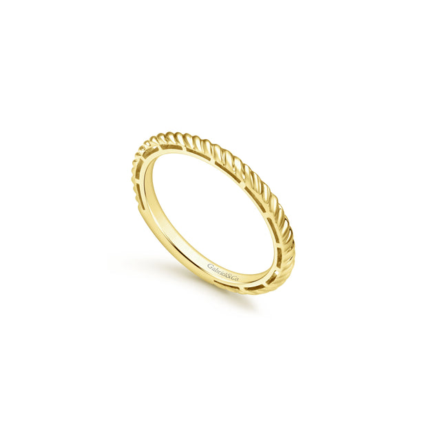 Dainty Stackable Rope Design Ring