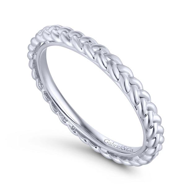 Dainty Stackable Braided Design Band