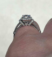 Verragio Engagement Ring Semi Mount with 0.35cts of Diamonds