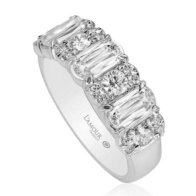 Christopher Designs LAmour Crisscut Diamond Band – Greis Jewelers